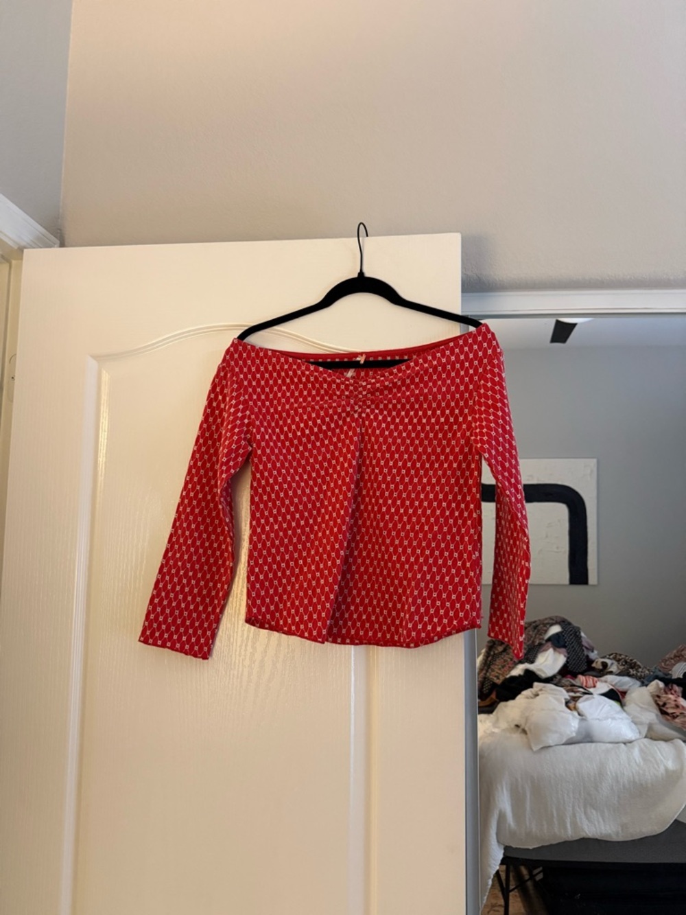 Free People Red Top